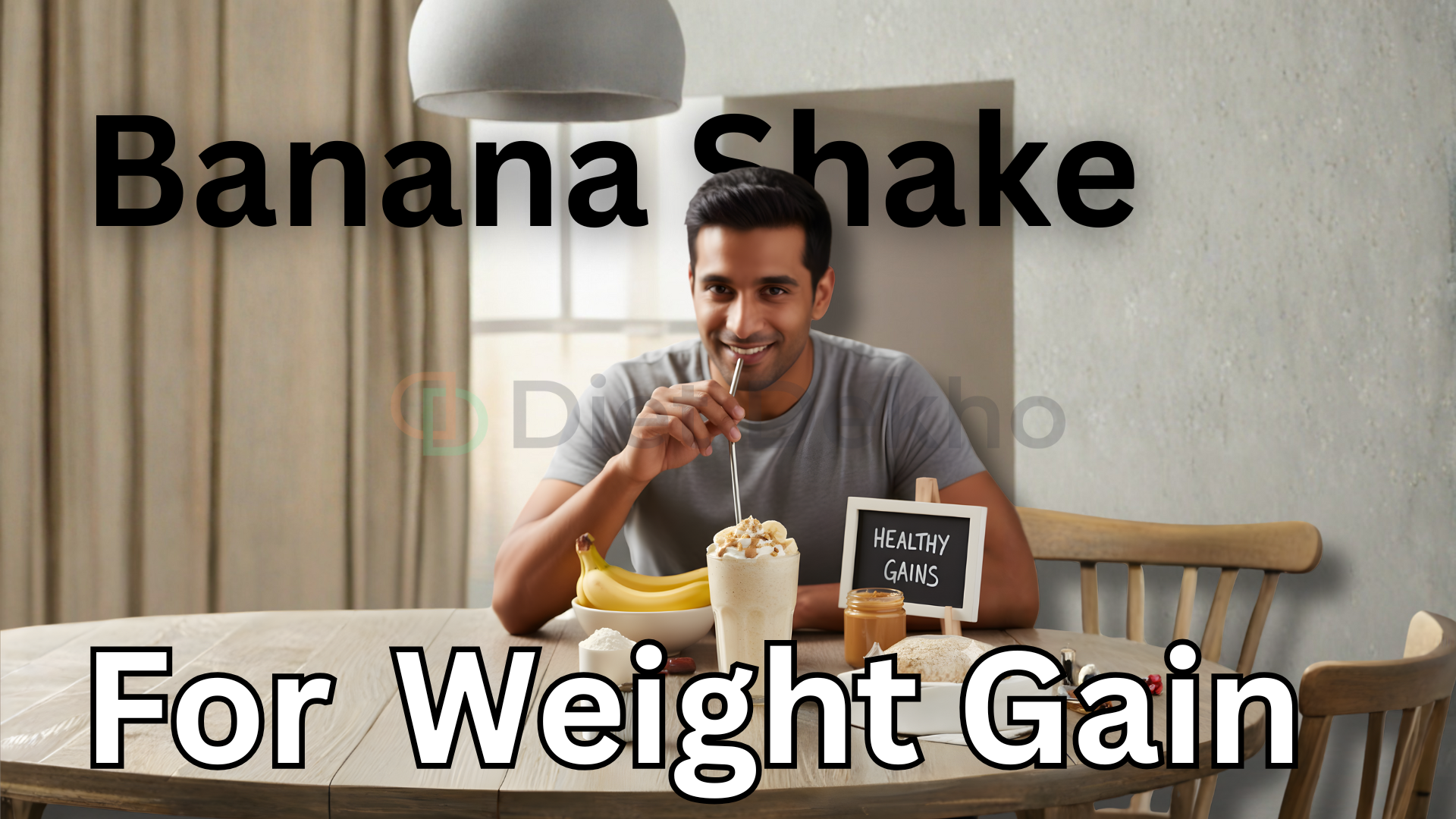 Banana Shake for Healthy Weight Gain
