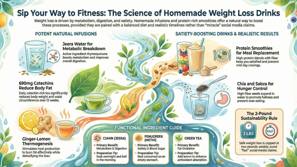 Homemade weight loss drinks