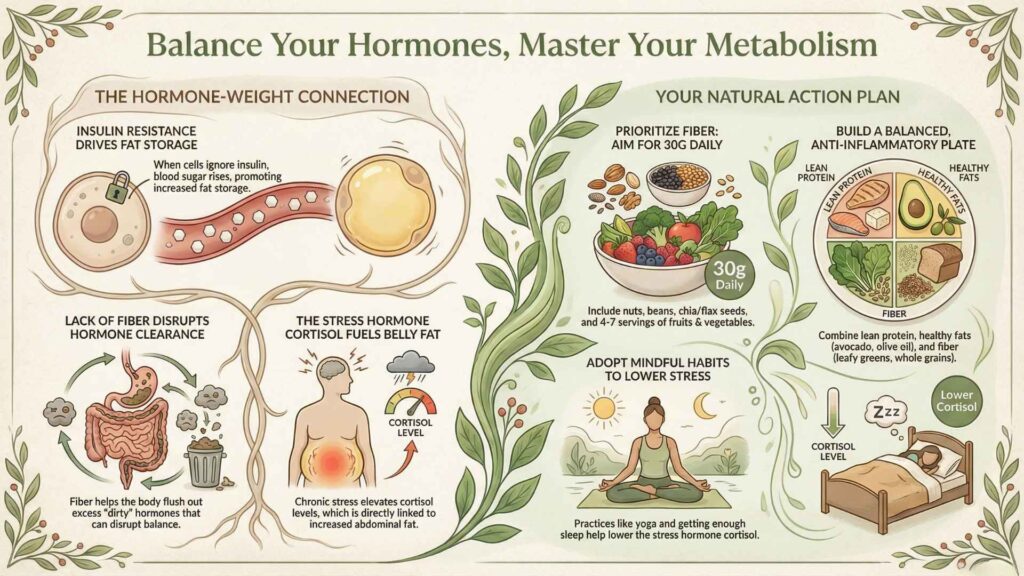 Hormonal Weight Gain: Diet Solution Explained