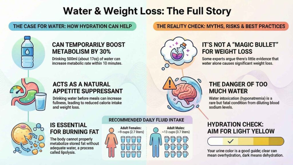 Water Intake and Its Role in Weight Loss